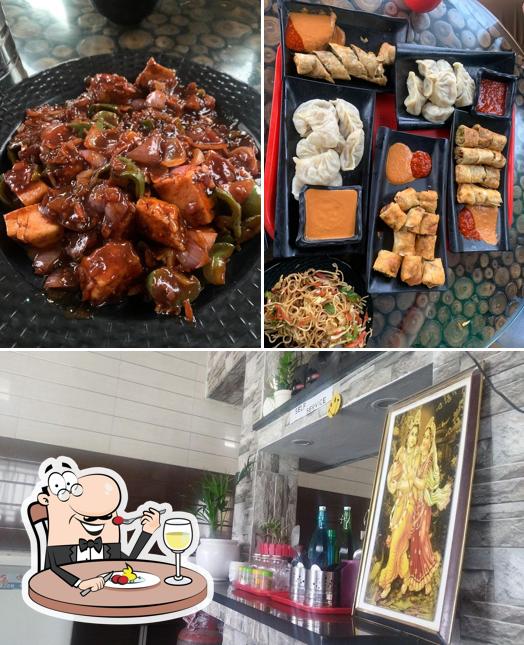 The restaurant's food and interior