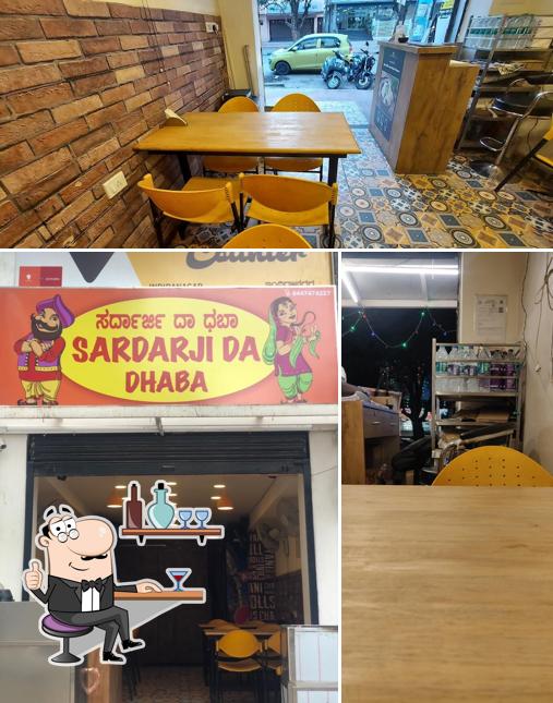 The interior of Sardarji Da Dhaba