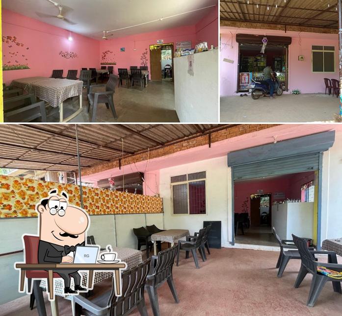 The photo of interior and exterior at Unique Family Bar and Restaurant - Agonda