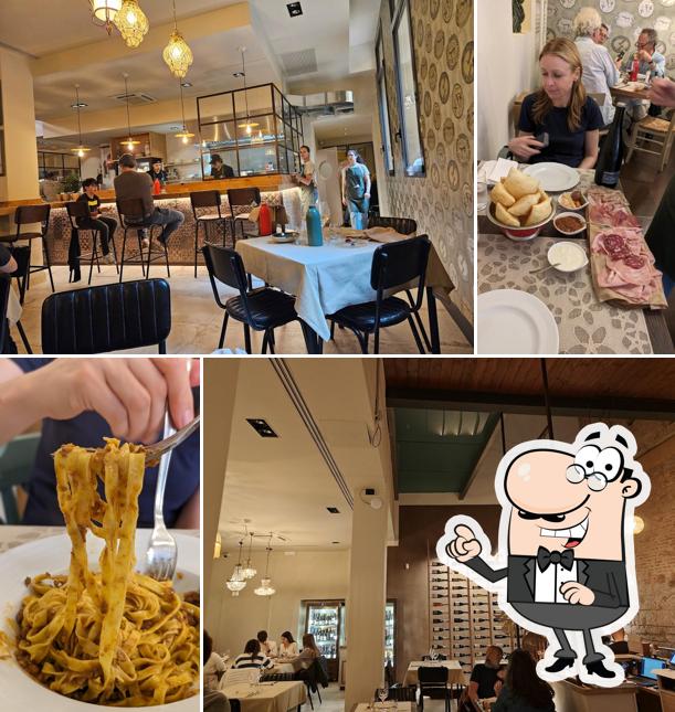 Gli interni di Trattoria Da Me
