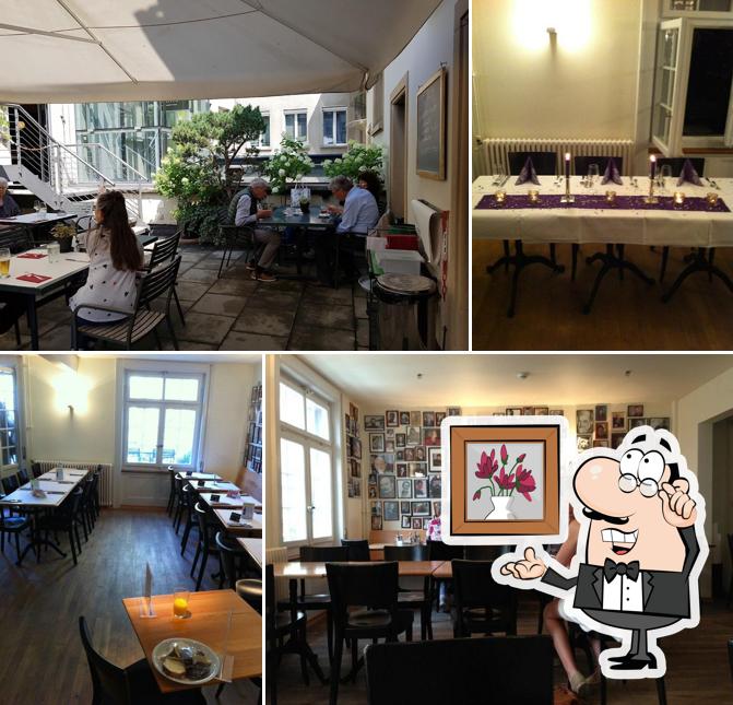 Gli interni di Café Littéraire Im Stauffacher