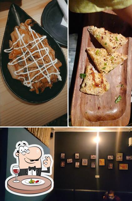 Among different things one can find food and interior at NIRVANA CAFE&ROOFTOP