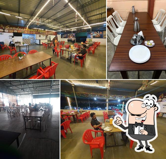 The interior of Golden Family Dhaba