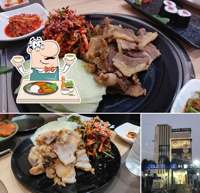 The restaurant's food and exterior