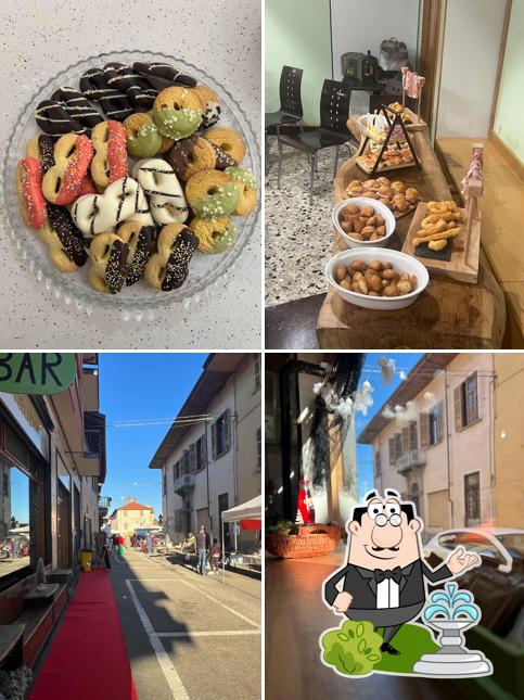 La immagine della esterno e cibo di La Deliziosa Bar