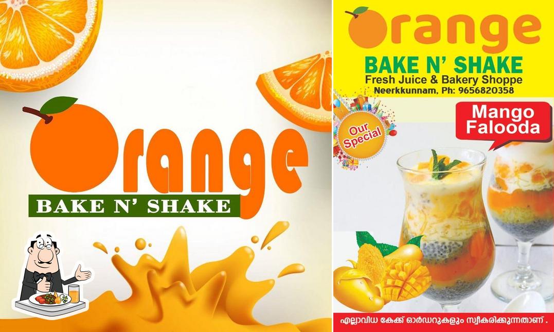 Food at Orange BAKE N' SHAKE