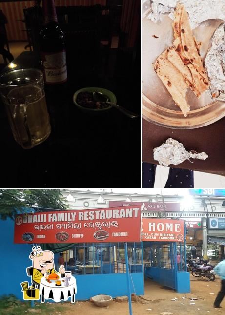 Among various things one can find food and exterior at Bhaiji Bar