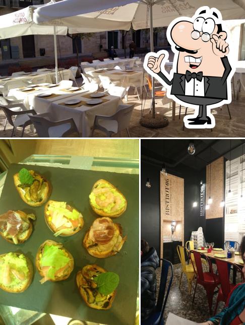 Gli interni di Bistrot 06 Pizzeria, Ristorante