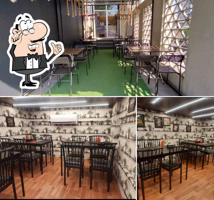 The interior of Brewtopia- Best cafe Aundh