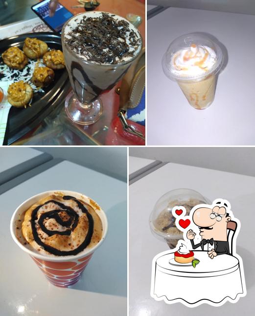 Cafe Hutke serves a selection of sweet dishes