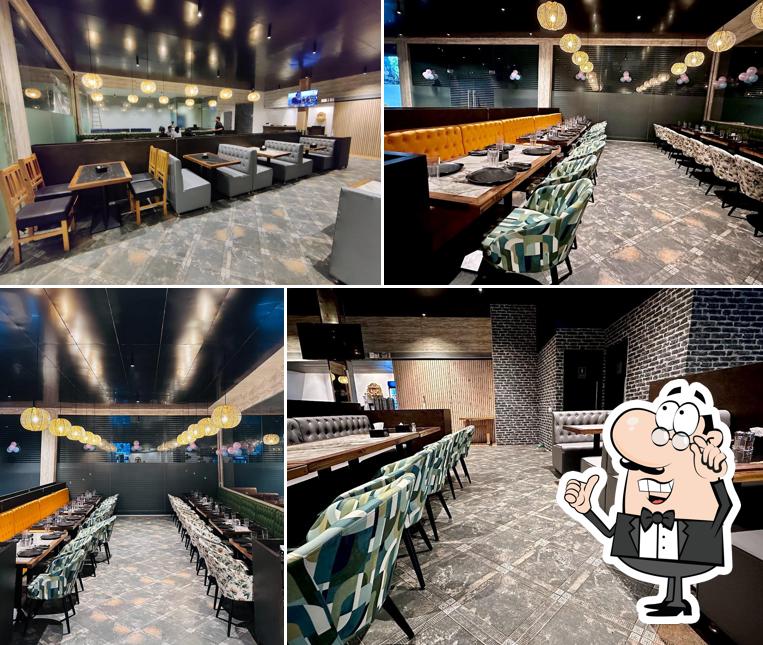 The interior of HIBACHII Dining Bar
