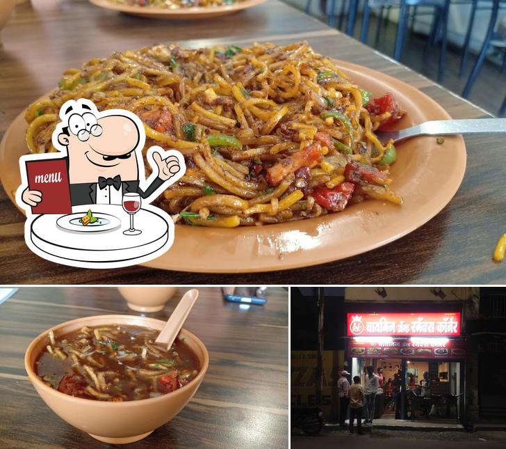The picture of food and exterior at RK Chinese And Snack Corner 2