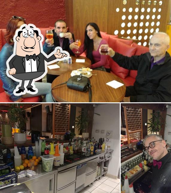 La immagine della interni e bancone da bar di Sesto the Lounge