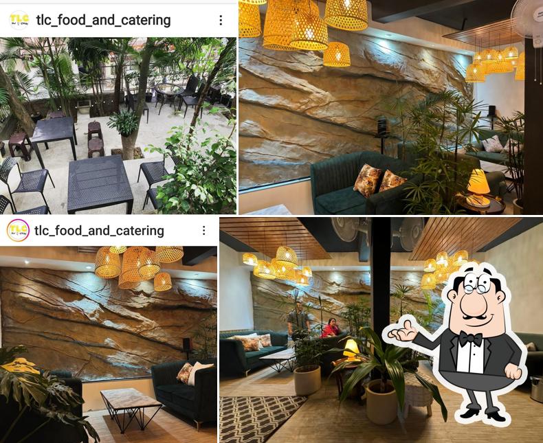 Take a seat at one of the tables at TLC Food & Catering