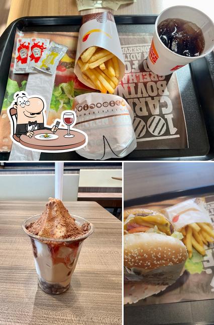 Comida em Burger King