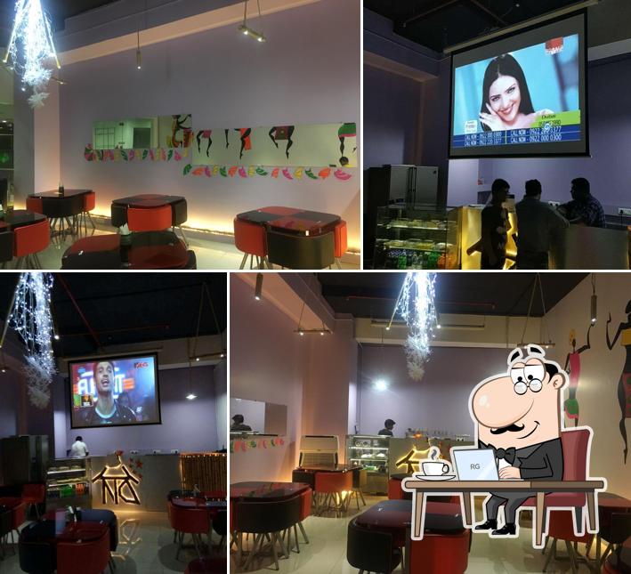 The interior of Cafe TND