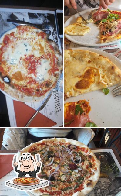 Choisissez des pizzas à Del Arte