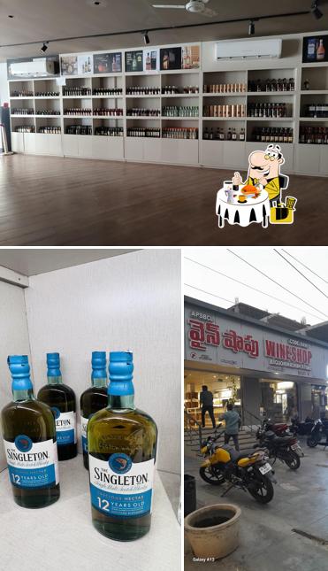 The restaurant's food and interior