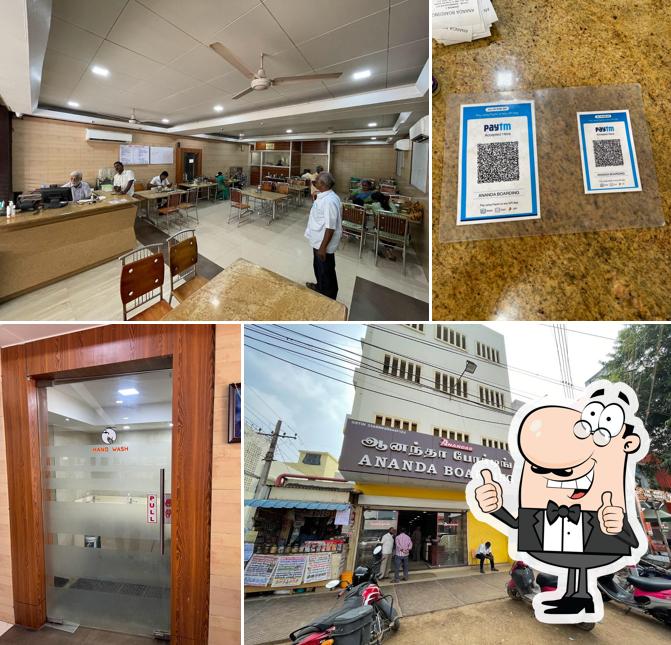 See this picture of Ananda restaurant