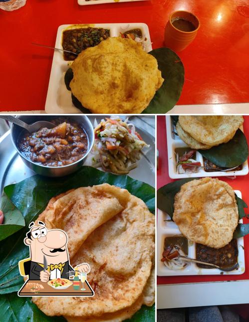 Food at Bhagwati Chole Bhature