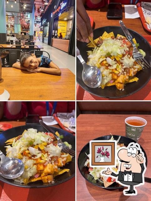 The interior of California Burrito Mexican Kitchen @ DLF CyberCity