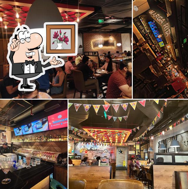 The interior of Chili's Cyber Hub