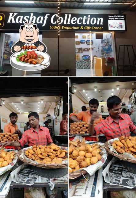 This is the photo displaying food and interior at City Point Hotel