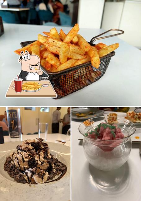 French fries at DYCE - Authentic Italian and Continental (Vegetarian)