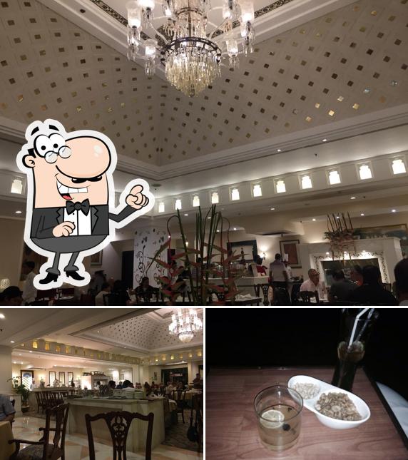 The image of interior and beverage at Jal Mahal Restaurant