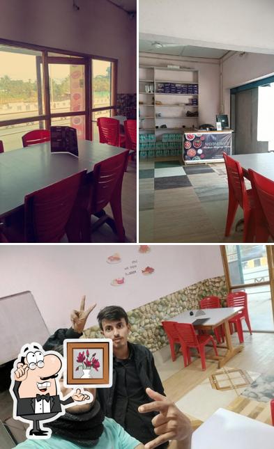 The interior of Moonlight Biryani House