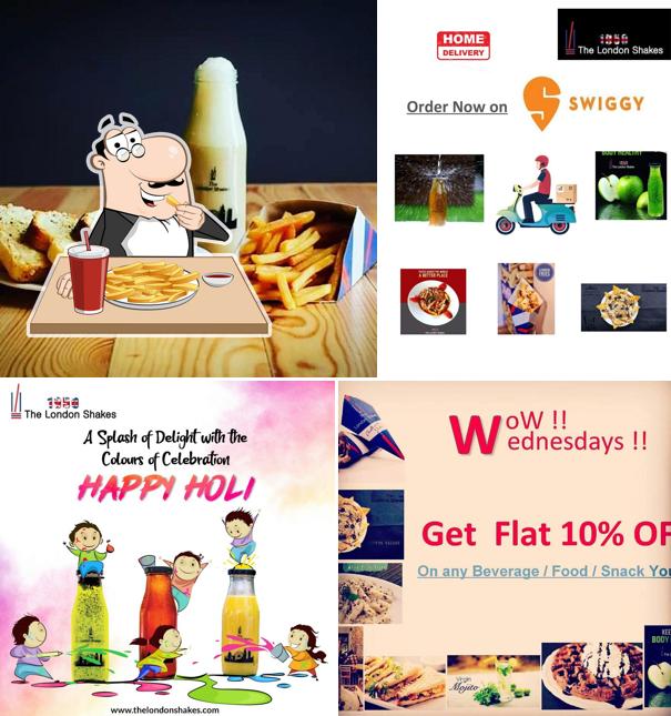 Order French fries at The London Shakes Silchar