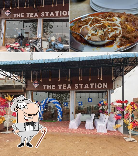 The restaurant's exterior and food