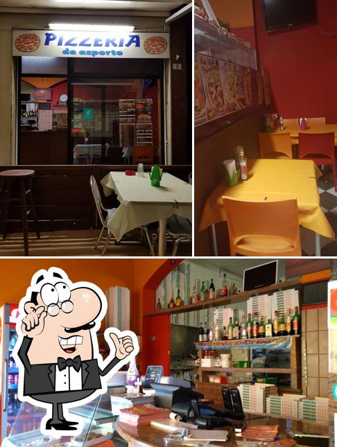 Gli interni di Pizza casa