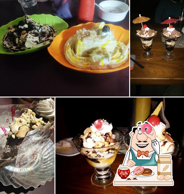 Sri Yati Restaurant, Bakers & Confectioners serves a variety of sweet dishes