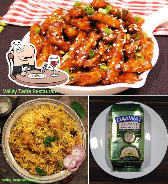 Food at Valley Taste Restaurant