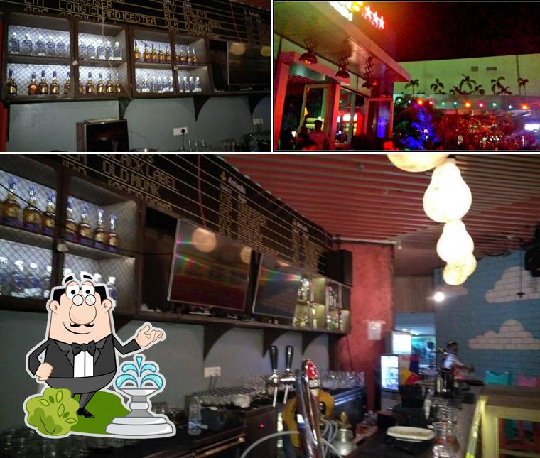 You can get some fresh air at the outside area of Fly High