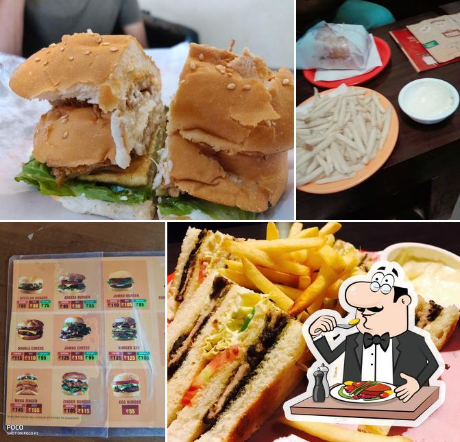 Food at Burger Lounge