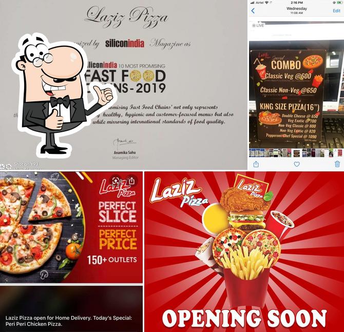 Look at the pic of Laziz Pizza