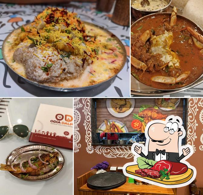 Odia Dalma Restaurant serves meat dishes