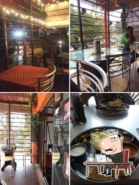 The interior of Rajans Cafe