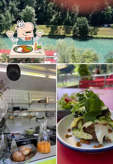 Cafébar Fleuri si caratterizza per la cibo e esterno