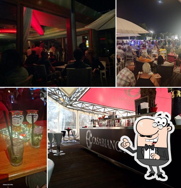 Gli interni di Casabianca Café
