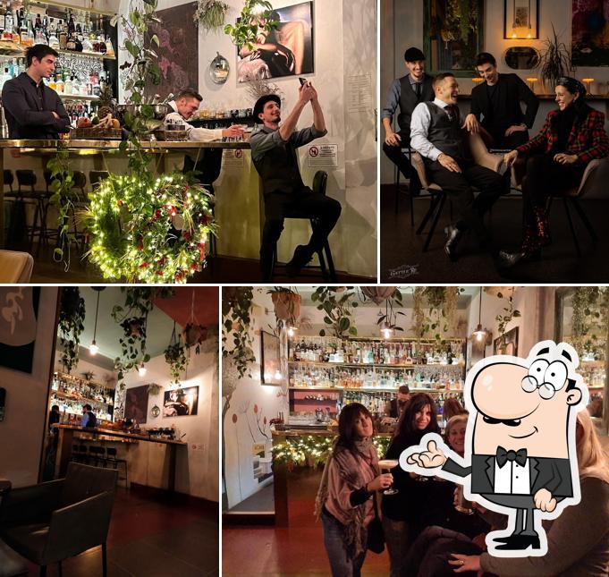 Gli interni di Cocktail Bar "Gatti e Re"