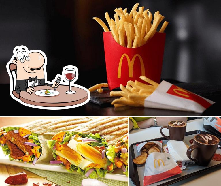 McDonald's is distinguished by food and beverage