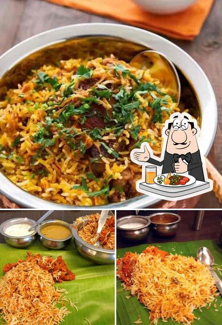 Food at Meghana Biryani