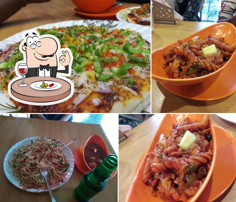 Food at Milestone ( nature's table ) bakery & fast food corner