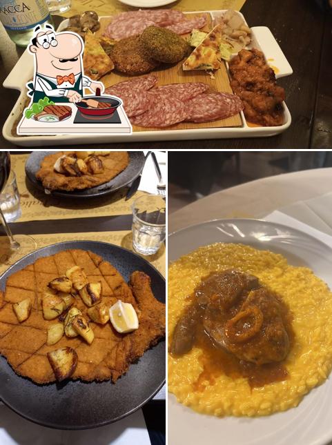 Prenditi i piatti di carne a Osteria milanese OSS BUS