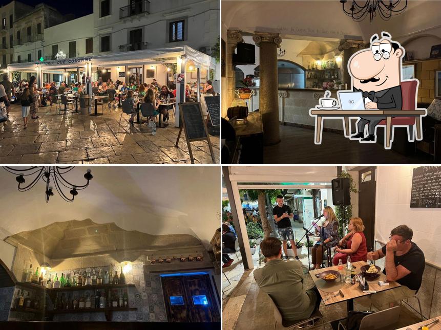 Dai un'occhiata agli interni di Trattoria Due Colonne