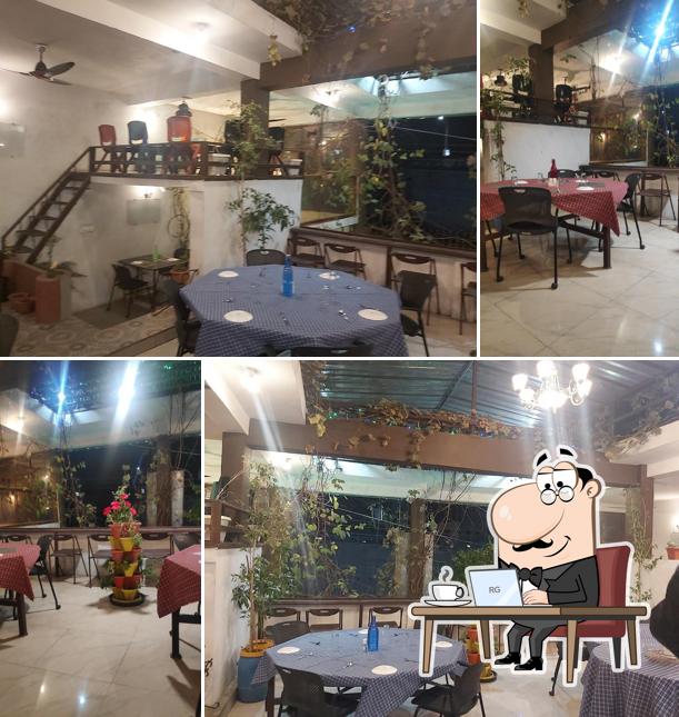 The interior of Riyasat Restaurant and cafe