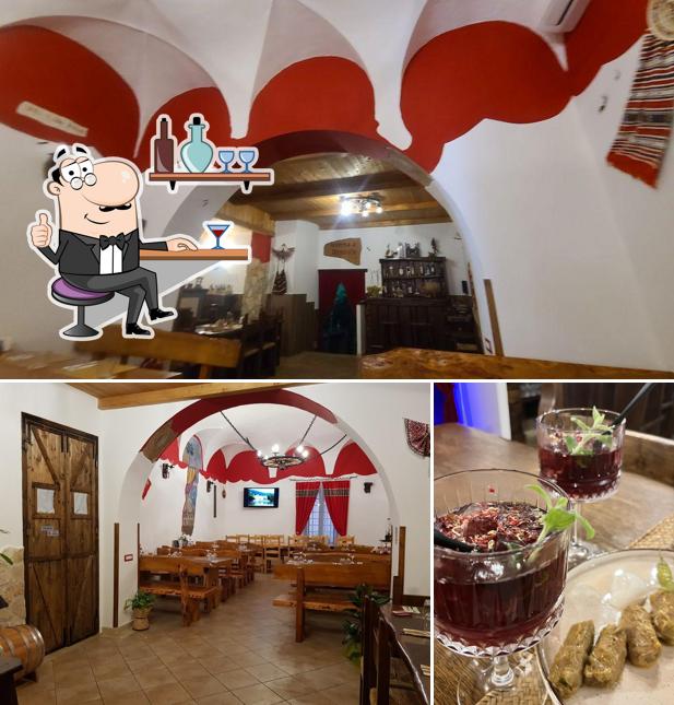 Gli interni di Taverna di Dracula